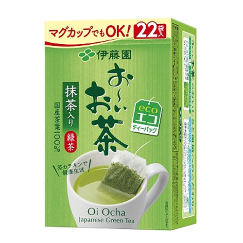 伊藤園 - 綠茶茶包 39.6g (盒裝)(22袋入)[日本直送](4901085614495)
