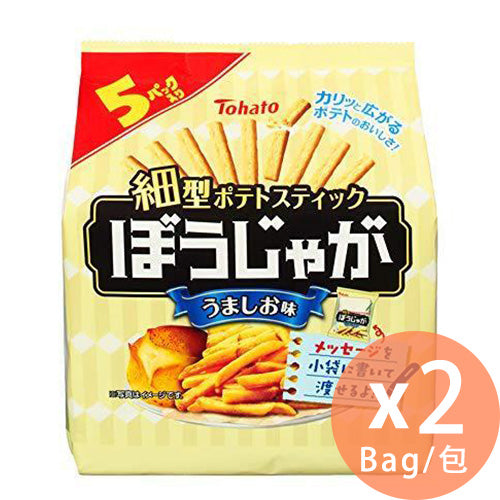 TOHATO - 家庭裝 鹽味幼脆薯條 (16g*5p) 80g x 2包(4901940112630_2)[日本直送]