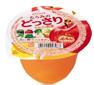 Tarami - 蘋果蔬菜味杯裝啫喱 - 230g [日本直送](4955129027987)