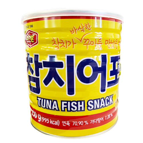 Murgerbon Tuna Fish Snack 韓國吞拿魚脆片桶裝 250g (8801133004109)