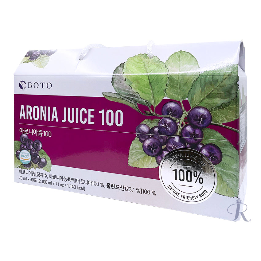 BOTO - 100% 野櫻莓汁 70mlx30包 (禮盒裝) 藍莓花青素抗氧化劑 