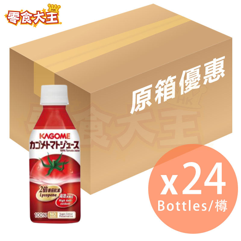 [原箱]Kagome - 100%蕃茄汁 280ml x 24(4901306013342_24)