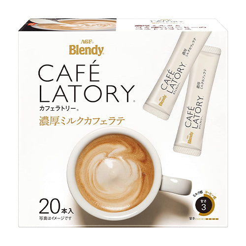 AGF- Blendy Stick - 盒裝 - 即溶濃厚牛奶咖啡 (20本) 210g x 2盒(4901111406193)
