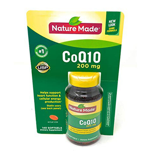 美國Nature Made CoQ10 強效護心輔酶 200mg (140粒) (031604030315)[平行進口]