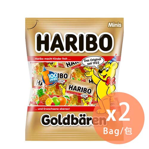 Haribo - 迷你熊仔軟糖 (獨立包裝) 250g x 2 (4001686301524_2)