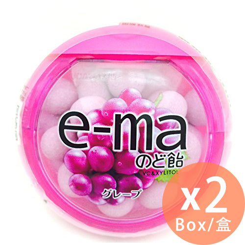 味覺糖 - E-MA 提子糖圓盒裝 33g x 2盒(4514062222813_2)[日本直送]