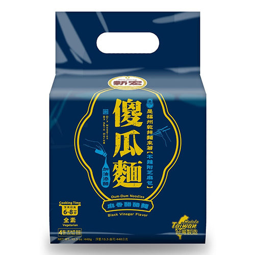 新宏 Shin Horng - 傻瓜麵-麻香醋醋麵 440g (4710575369803) #台灣 #拌麵