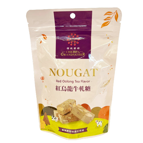 櫻桃爺爺 - 紅烏龍牛軋糖 100g (4713226775435)[台灣直送]