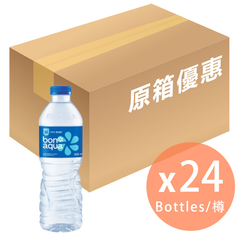 [原箱]Bonaqua 飛雪礦泉水 500ml x24 (4890008150519_24)