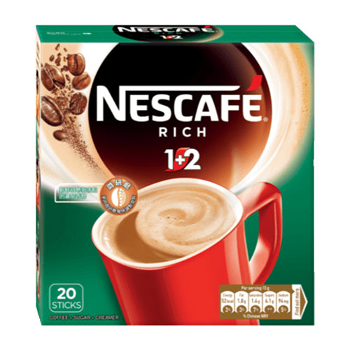 Nestle - 雀巢咖啡®1+2 特濃即溶咖啡 13g×20條 (4891118021348)