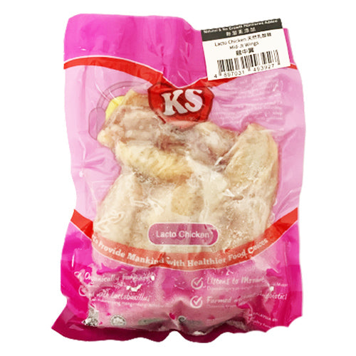 KS - 馬來西亞急凍無激素天然乳酸雞中翼 500g (4897031493927)(急凍-18°C)[朗] #清真 #無激素雞