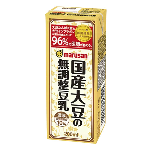 Marusanai - 國產大豆調製豆乳 200ML (4901033643225)[日本直送]