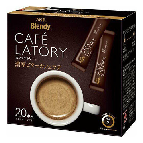 AGF - Blendy  Cafe Latory 即沖濃厚Latte咖啡(甘度2) (20本入)(4901111406186)[日本直送]