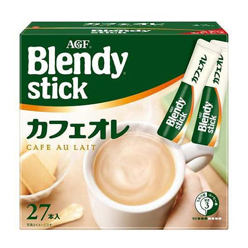 AGF - Blendy Stick 即溶咖啡歐蕾(盒裝)(27本) (4901111954069)[日本直送]