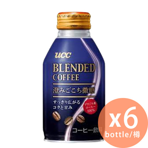 UCC - BLENDED COFFEE 微糖香濃咖啡(樽裝) 260g x 6樽(4901201127373_6)[日本直送]