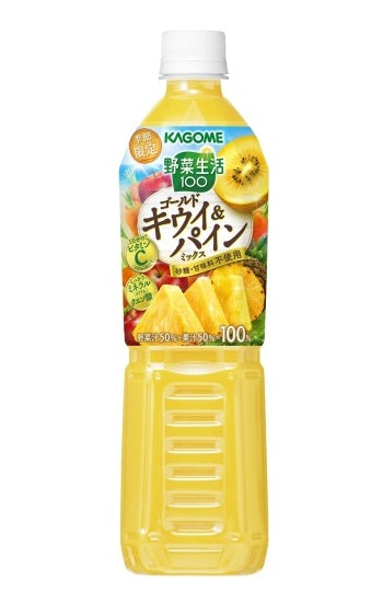 Kagome - 野菜生活100% 奇異果菠蘿混合果汁 720ml (4901306000144)[日本直送]