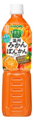 Kagome - 野菜生活100% - 蜜柑 椴柑混合果汁(樽裝) - 720ml  (4901306048078)