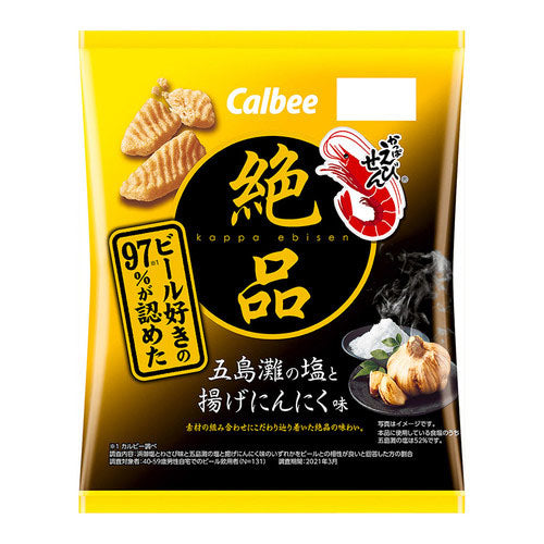 Calbee - KAPPA EBISEN 大蒜鹽味蝦條 60g (4901330198466)[日本直送]