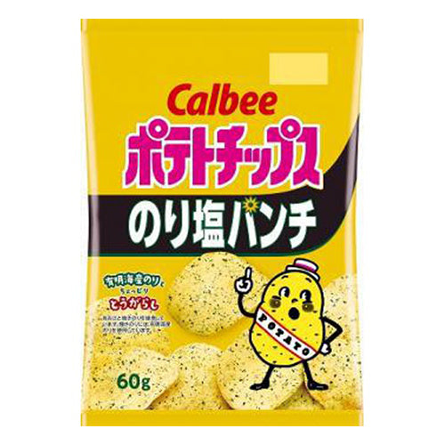 [日本直送] Calbee - CALBEE POTATO CHIPS 紫菜鹽味薯片 60g 