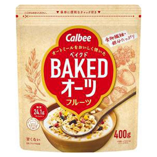 Calbee - BAKED - 水果燕麥穀物片 - 400g (4901330746018)[日本直送] #健康 #早餐