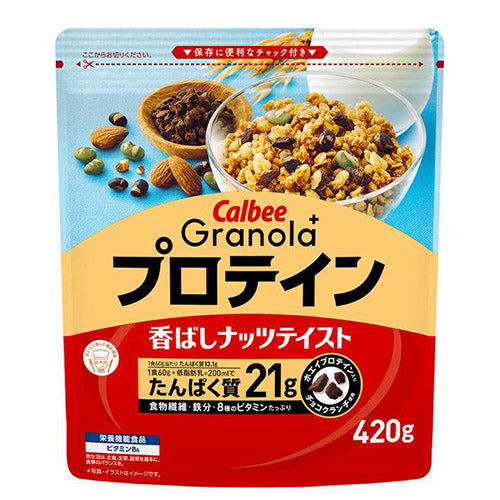 Calbee GRANOLA -  蛋白質穀物片 420g (4901330746292)[日本直送] #穀物 #早餐