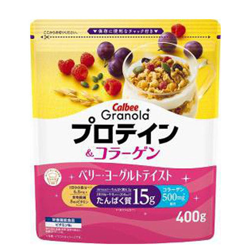 Calbee - GRANOLA 蛋白質&膠原蛋白穀物片 400g (4901330746308)[日本直送] #穀物 #早餐