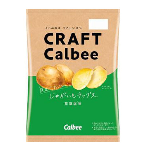 [日本直送] Calbee - CRAFT 花澡鹽味薯片 - 65g [新舊包裝隨機出貨]