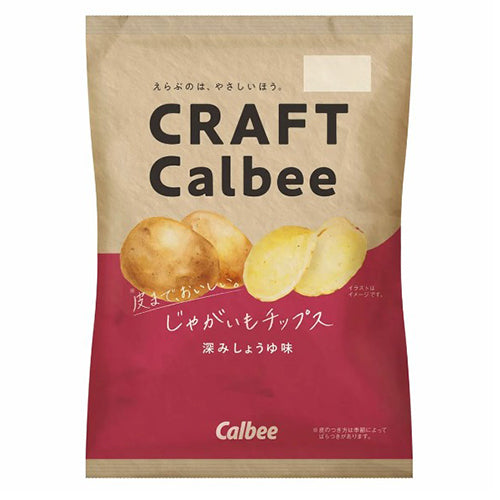 Calbee - CRAFT 濃郁醬油味薯片 - 65g (4901330917234)[日本直送]