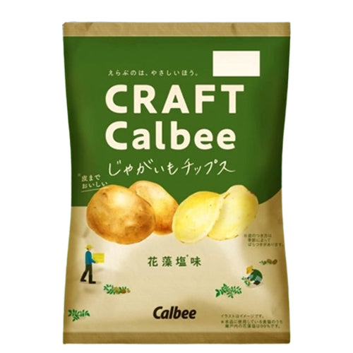 Calbee - CRAFT 花澡鹽味薯片 - 65g (4901330917227/4901330915940/4901330918071)[新舊包裝隨機出貨][日本直送]