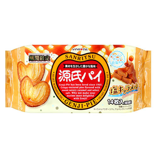 三立製菓 - 焦糖鹽味蝴蝶酥(14枚入) 105g (4901830164503)[日本直送]