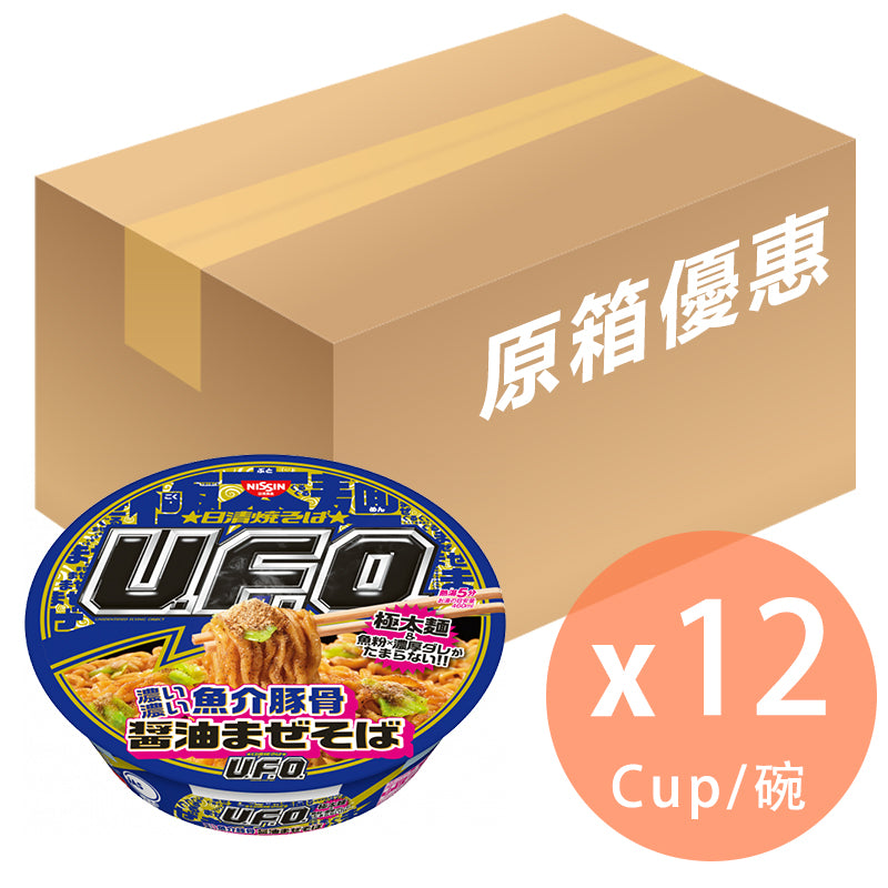 Copy of [原箱]Nissin - U.F.O. - 濃厚海鮮豚骨醬油味炒麵(碗裝) - 111g x 12碗(4902105271964_12)[日本直送]