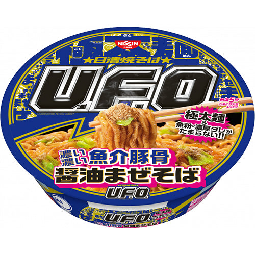 Nissin - U.F.O. - 濃厚海鮮豚骨醬油味炒麵(碗裝) - 111g (4902105271964)[日本直送]