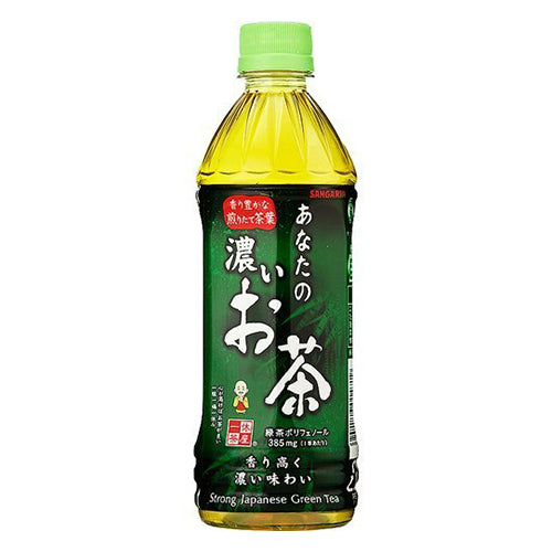 [原箱]Sangaria - 特濃綠茶 500ml x 24支(4902179114716_24)[日本直送]