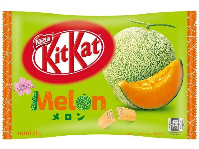 雀巢Kitkat - 迷你哈密瓜味 KitKat - 127.6g (11枚) [日本直送](4902201178785)