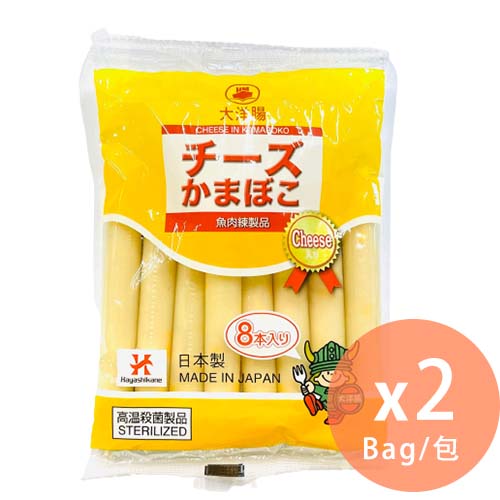 Hayashikane Sangyo 林兼産業 Cheese Sausage 日本芝士大洋腸 (14g x 8條) 112g x 2包 (4902422284579_2)