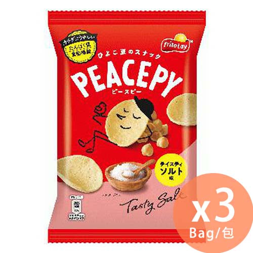 Frito-Lay - PEACEPY 鹽味薯片 50g x 3包(4902443501730_3) [日本直送]