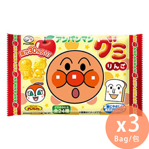 FUJIYA - 不二家麵包超人軟糖(橙) (6枚入) x 3 (4902555124131_3)