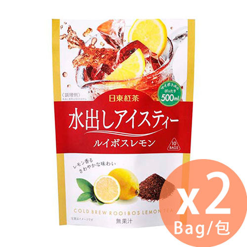 NITTOH 日東紅茶 - 水壺冰檸檬茶茶包10個裝 30g x 2包(4902831510511_2)