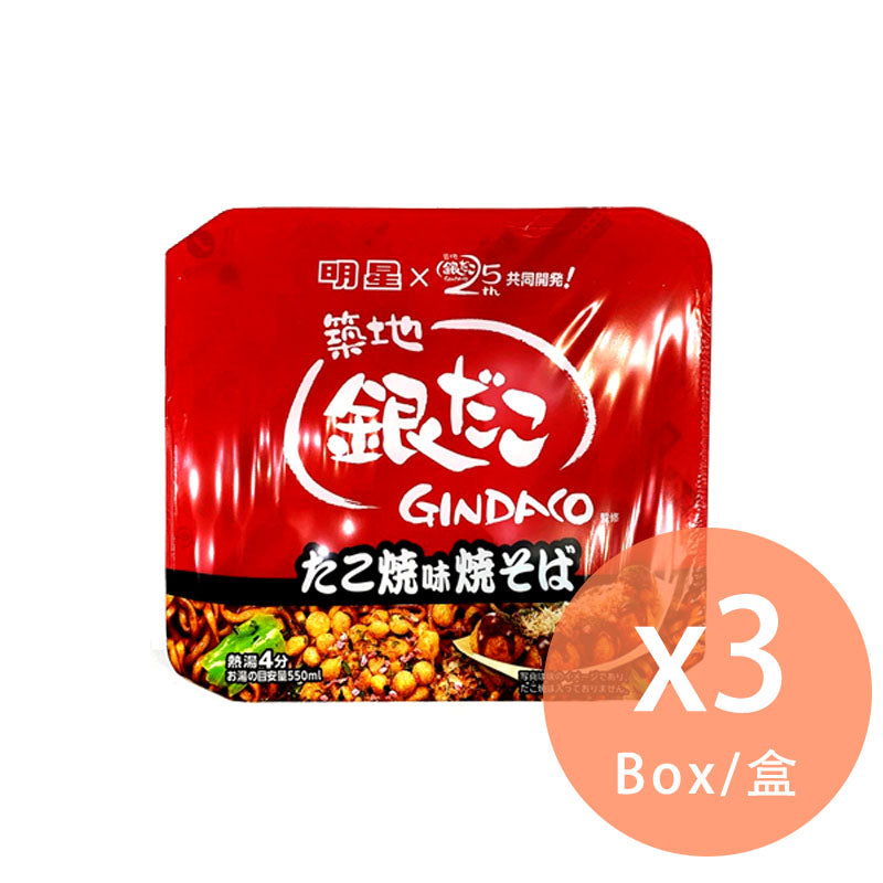 MYOJO 明星 - 章魚燒蕎麥麵 112g x 3盒(4902881410342_3)[築地銀章魚燒]