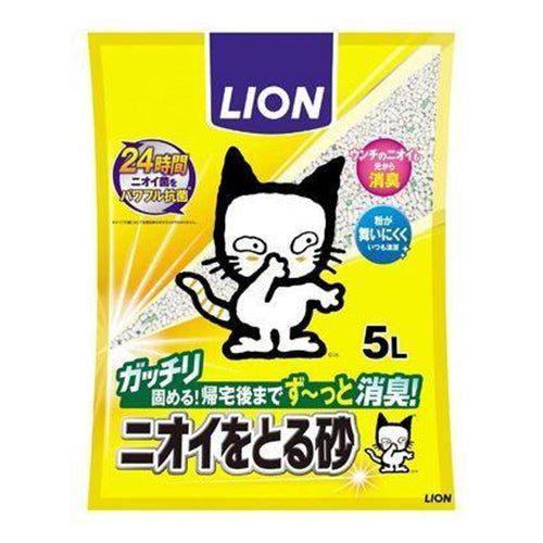 Lion Pet - 除臭貓砂 5L (4903351011250)[日本直送]