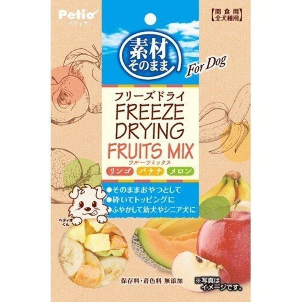 Petio - 狗零食 - Freeze Drying  生果乾 #蘋果 #香蕉 #蜜瓜 (4903588133879) 20g #寵物食品