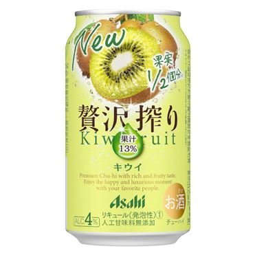 ASAHI - 贅沢－奇異果果汁酒 (4%) - 350ml (4904230053644)
