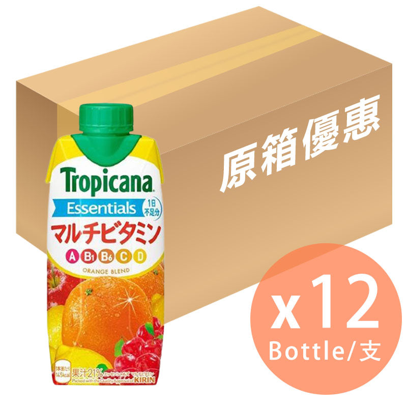 [原箱]Kirin - 複合維生素 香橙混合果汁 330ml x 12支 (4909411087111_12)[日本直送]