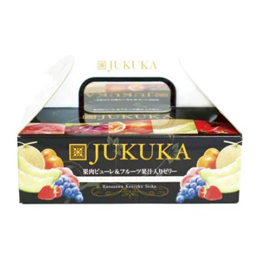 金澤兼六製菓 - 日本Jukuka雜錦水果布丁禮盒 (6個裝) (4932123005302)
