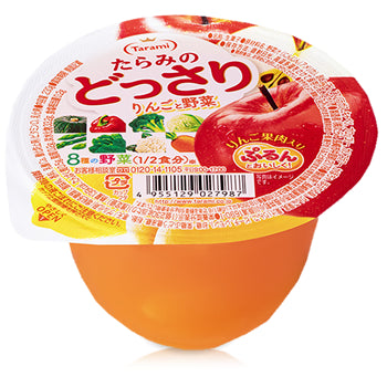 Tarami - 蘋果蔬菜味杯裝啫喱 - 230g [日本直送](4955129026850)