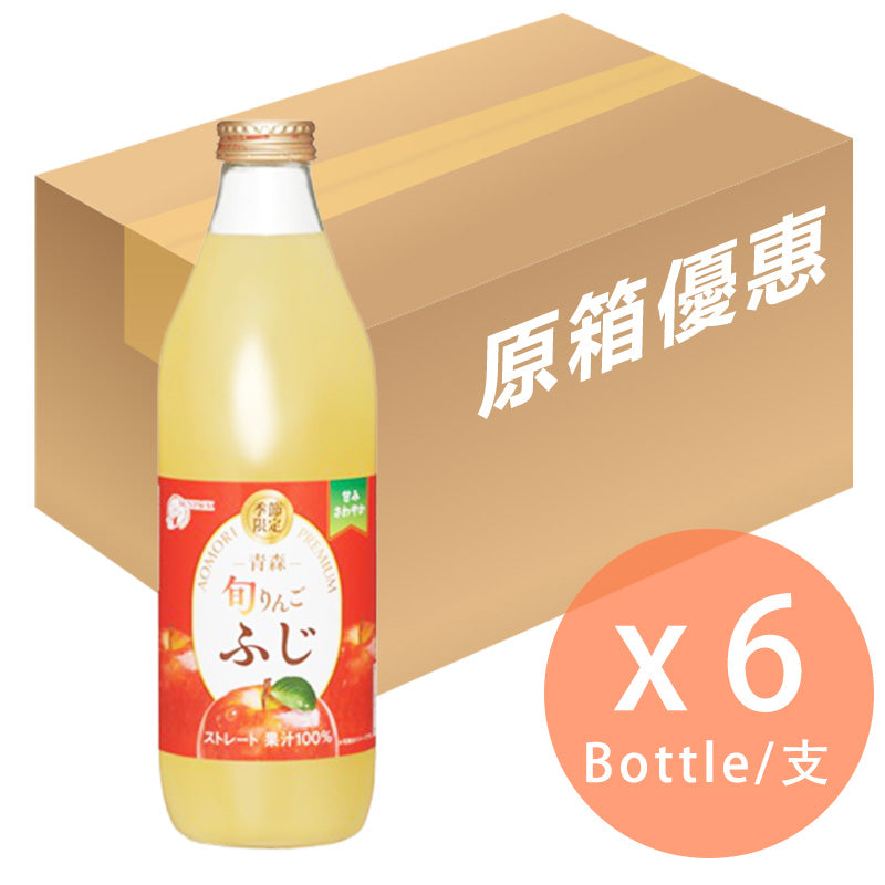 [原箱]SUNPACK - 100%純富士蘋果汁 1L x 6支(4972251228846_6)期間限定