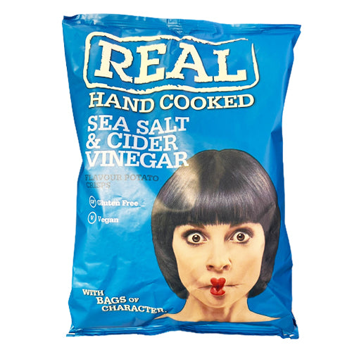 Real - 英式海鹽麥醋味薯片(藍色) 150g (5035336002867) #英國薯仔 #大包裝