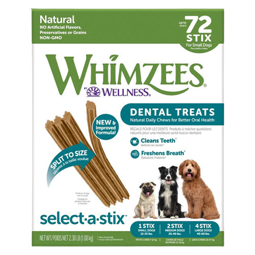 Whimzees - 犬專用潔牙骨 1.08Kg (810037580013)[平行進口] #寵物 #狗 #潔牙