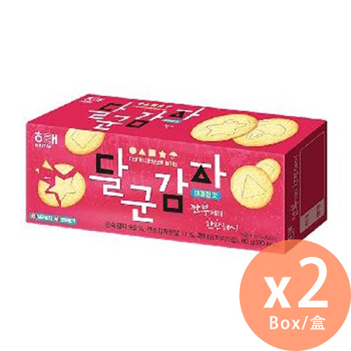 韓國海太 - 魷魚遊戲 - 薯仔脆餅 - 80g x 2盒 (8801019315879_2)[韓國直送]