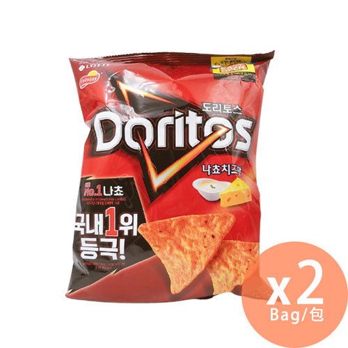 LOTTE - Doritos - 墨西哥粟米脆片 - 芝士味 84g x 2(8801062381814_2)